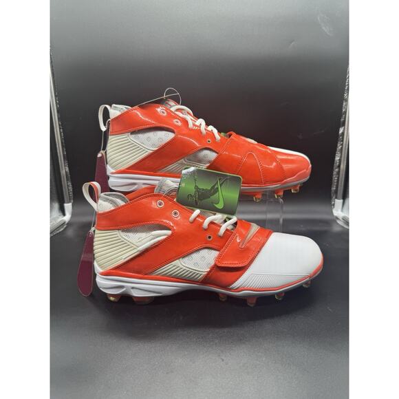 Men\'s 11 Nike Air Huarache Football/Lacrosse Cleats Orange NEW WITHOUT BOX main image 7